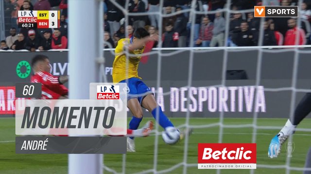 Estoril, Jogada, André aos 60'