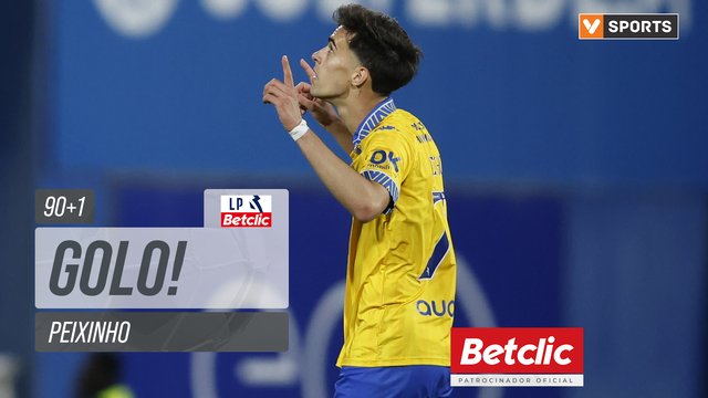 GOLO! Estoril, Peixinho aos 90'+1', Estoril 1-3 Benfica