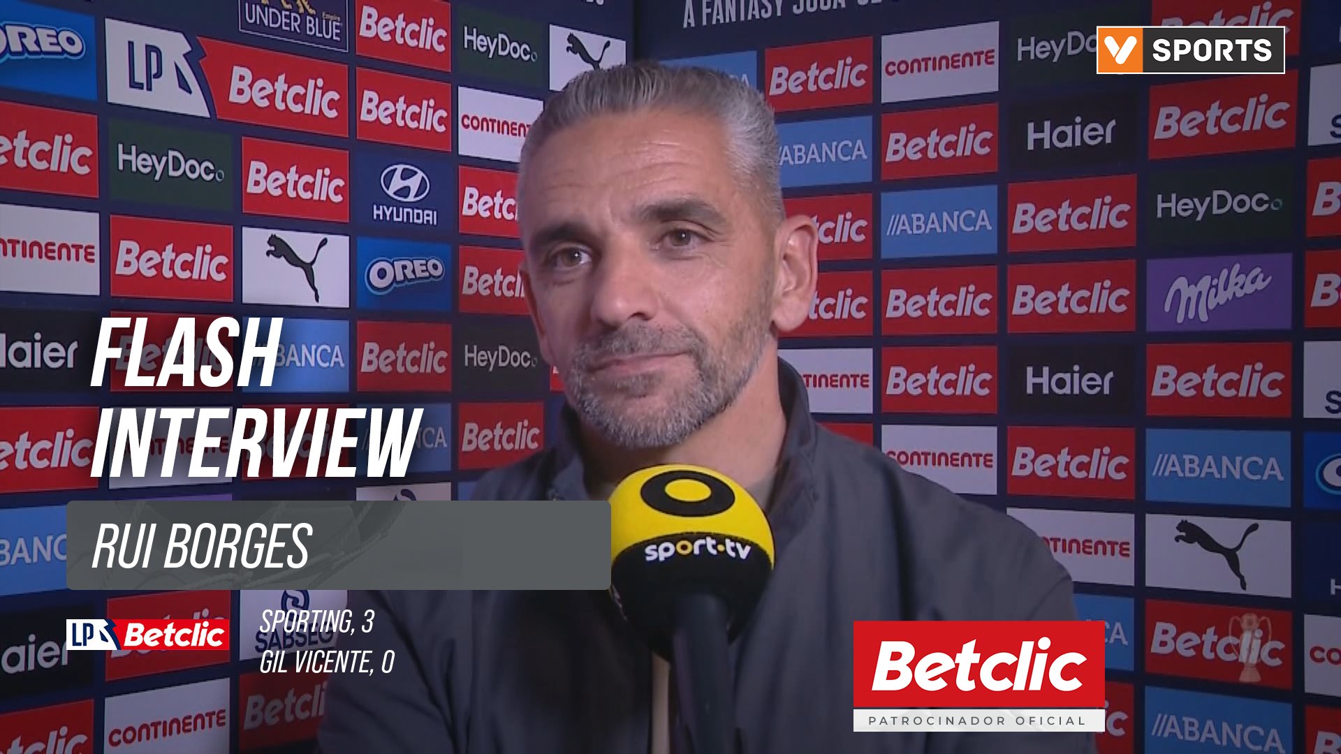 I Liga (#34) | Sporting 3-0 Gil Vicente: Flash Interview Rui Borges