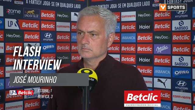 I Liga (#34) | Estoril 1-3 Benfica: Flash Interview José Mourinho