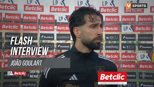 I Liga (#34) | Casa Pia 1-1 Rio Ave: Flash Interview João Goulart