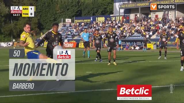 Arouca, Jogada, Barbero aos 50'