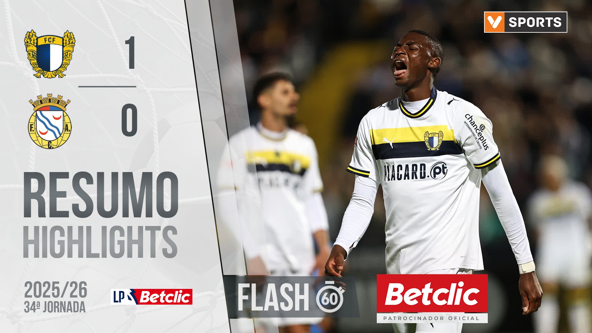 I Liga (34ªJ): Resumo Flash Famalicão 1-0 Alverca