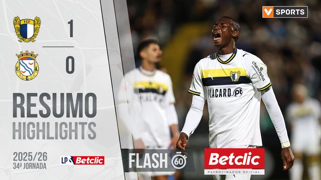 Liga Portugal Betclic (34ªJ): Resumo Flash Famalicão 1-0 Alverca