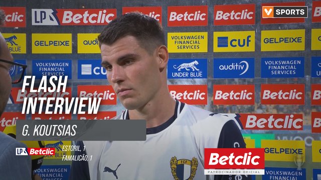 I Liga (#1) | Estoril 1-1 Famalicão: Flash Interview G. Koutsias