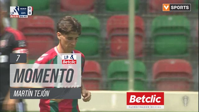Marítimo, Jogada, Martín Tejón aos 7'