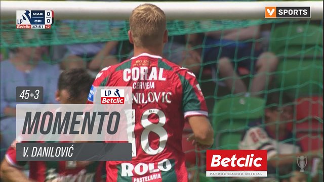 Marítimo, Jogada, V. Danilović aos 45'+3'