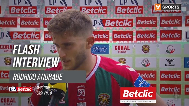 I Liga (#1) | Marítimo 1-0 Casa Pia: Flash Interview Rodrigo Andrade