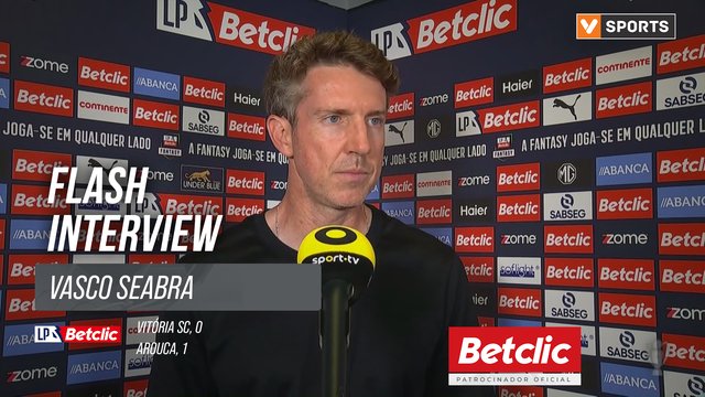I Liga (#1) | Vitória SC 0-1 Arouca: Flash Interview Vasco Seabra