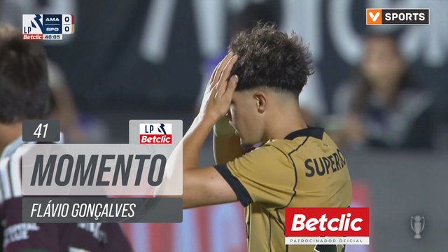 Sporting, Jogada, Flávio Gonçalves aos 41'