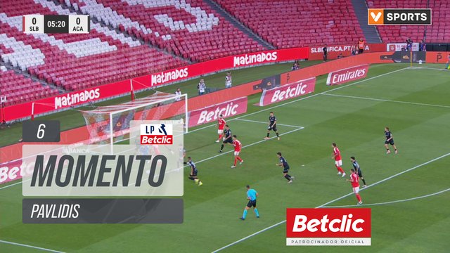 Benfica, Jogada, Pavlidis aos 6'