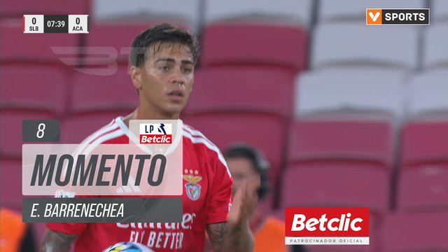 Benfica, Jogada, E. Barrenechea aos 8'