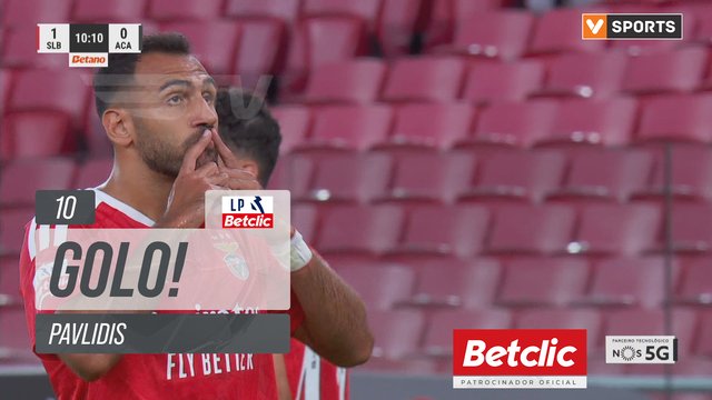 GOLO! Benfica, Pavlidis aos 10', Benfica 1-0 Académico