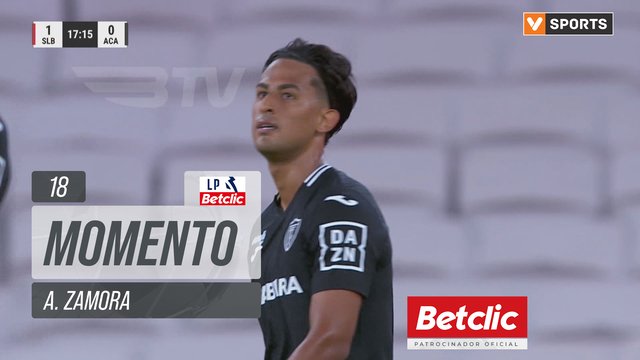 Académico, Jogada, A. Zamora aos 18'