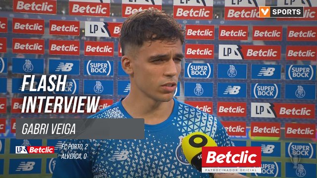 I Liga (#1) | FC Porto 2-0 Alverca: Flash Interview Gabri Veiga