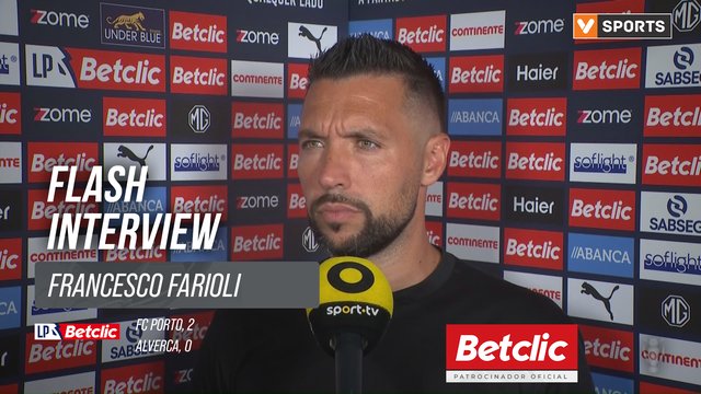 I Liga (#1) | FC Porto 2-0 Alverca: Flash Interview Francesco Farioli