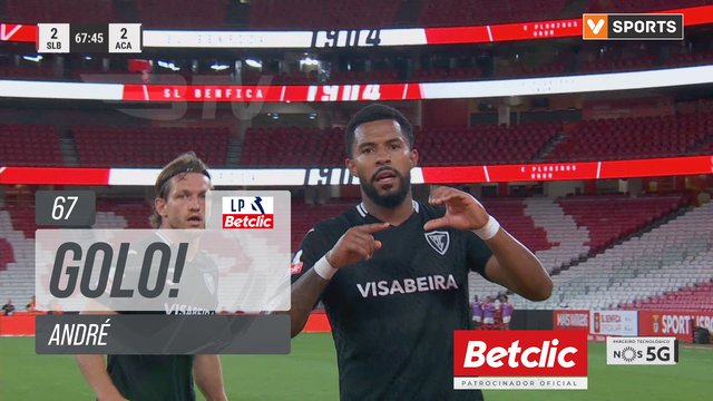 GOLO! Académico, André aos 67', Benfica 2-2 Académico