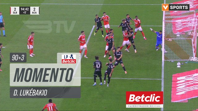 Benfica, Jogada, D. Lukébakio aos 90'+3'