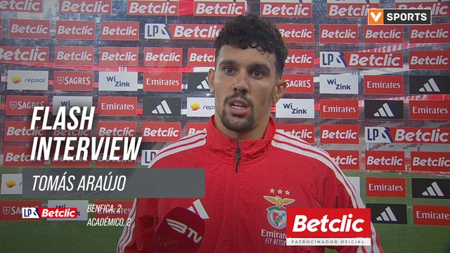 I Liga (#1) | Benfica 2-2 Académico: Flash Interview Tomás Araújo