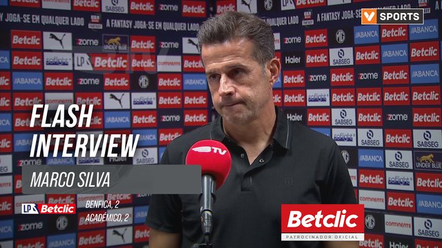 I Liga (#1) | Benfica 2-2 Académico: Flash Interview Marco Silva