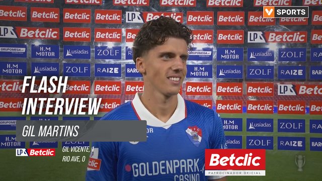 I Liga (#1) | Gil Vicente 1-0 Rio Ave: Flash Interview Gil Martins