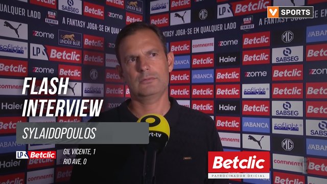 I Liga (#1) | Gil Vicente 1-0 Rio Ave: Flash Interview Sylaidopoulos