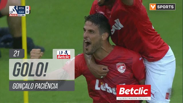 GOLO! Santa Clara, Gonçalo Paciência aos 21', Santa Clara 2-0 Nacional