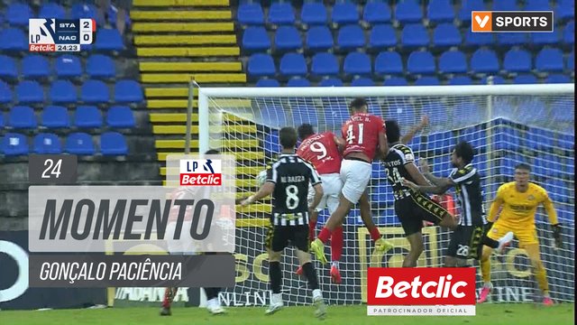 Santa Clara, Jogada, Gonçalo Paciência aos 24'
