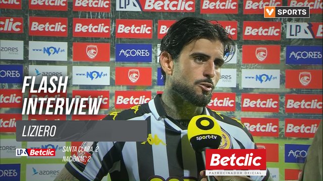 I Liga (#1) | Santa Clara 2-2 Nacional: Flash Interview Liziero