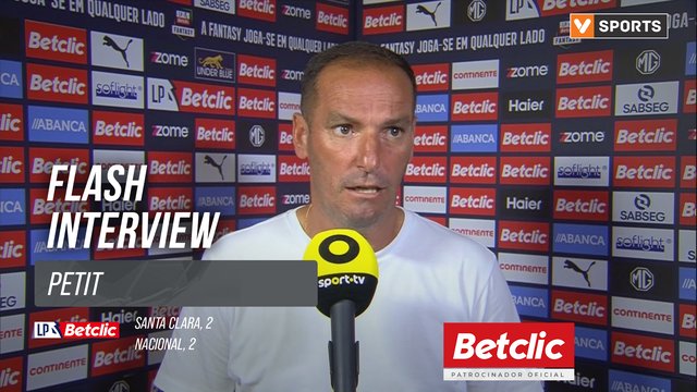 I Liga (#1) | Santa Clara 2-2 Nacional: Flash Interview Petit
