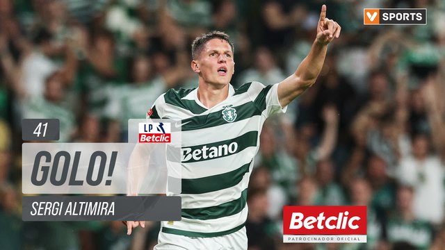 GOLO! Sporting, Sergi Altimira aos 41', Sporting 3-0 Vitória SC