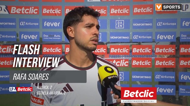 I Liga (#2) | Alverca 2-2 Estrela Amadora: Flash Interview Rafa Soares