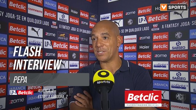 I Liga (#2) | Alverca 2-2 Estrela Amadora: Flash Interview Pepa