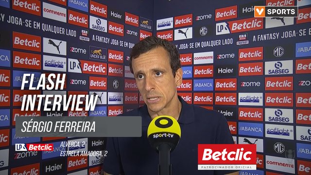 I Liga (#2) | Alverca 2-2 Estrela Amadora: Flash Interview Sérgio Ferreira