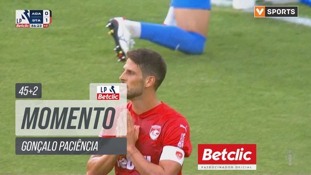 Santa Clara, Jogada, Gonçalo Paciência aos 45'+2'