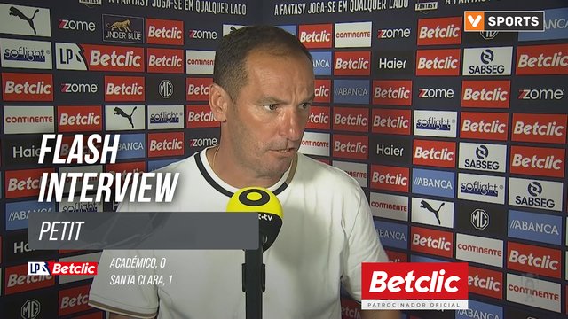 I Liga (#2) | Académico 0-1 Santa Clara: Flash Interview Petit
