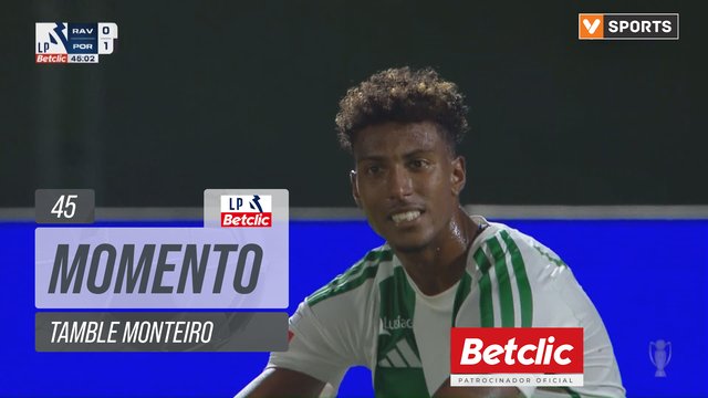 Rio Ave, Jogada, Tamble Monteiro aos 45'