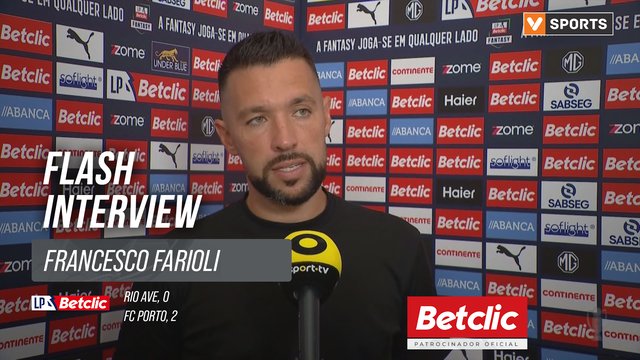 I Liga (#2) | Rio Ave 0-2 FC Porto: Flash Interview Francesco Farioli