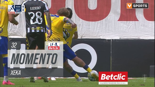 Estoril, Jogada, Xeka aos 32'