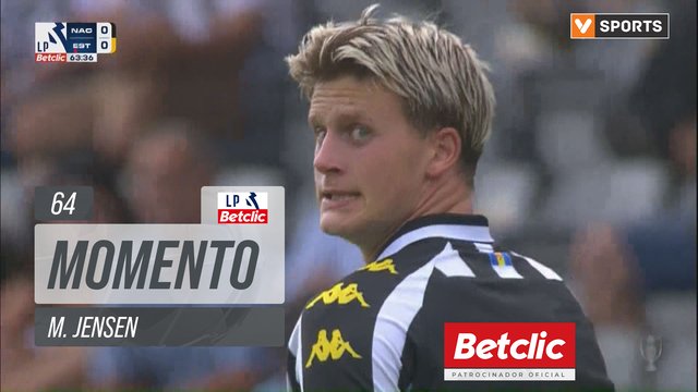 Nacional, Jogada, M. Jensen aos 64'