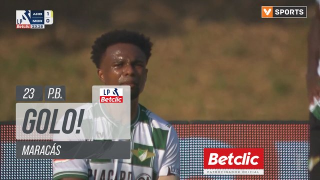 GOLO! Arouca, Maracás (p.b.) aos 23', Arouca 1-0 Moreirense
