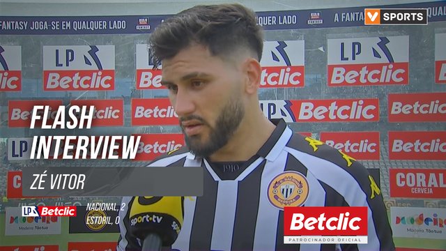 I Liga (#2) | Nacional 2-0 Estoril: Flash Interview Zé Vitor