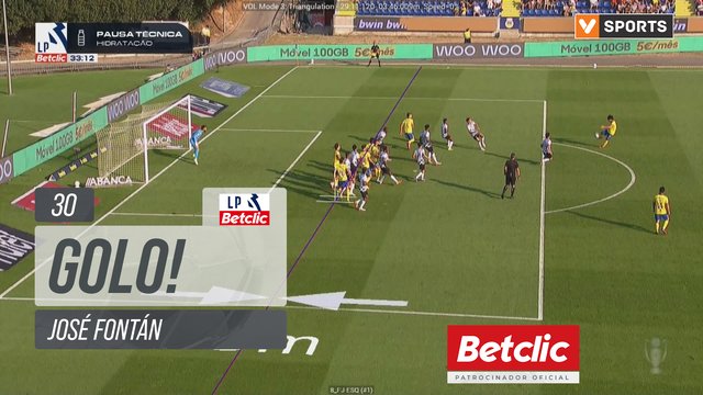 GOLO! Arouca, José Fontán aos 30', Arouca 2-0 Moreirense