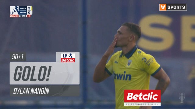 GOLO! Arouca, Dylan Nandín aos 90'+1', Arouca 4-0 Moreirense