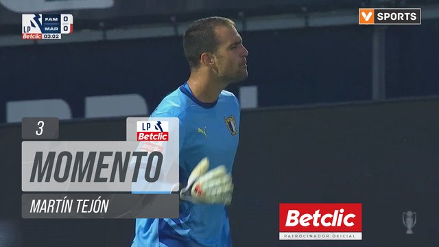Marítimo, Jogada, Martín Tejón aos 3'