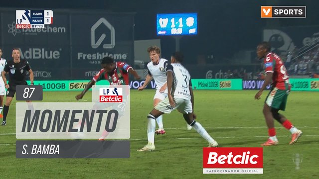 Marítimo, Jogada, S. Bamba aos 87'