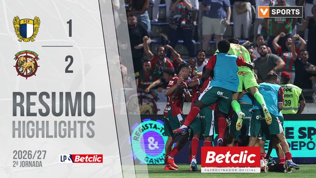 Liga Portugal Betclic (2ªJ): Resumo Famalicão 1-2 Marítimo