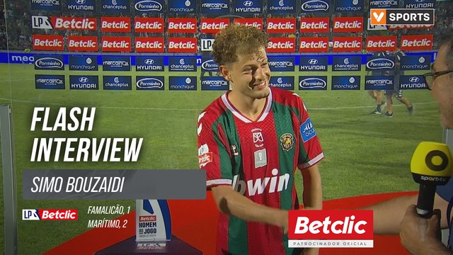 I Liga (#2) | Famalicão 1-2 Marítimo: Flash Interview Simo Bouzaidi