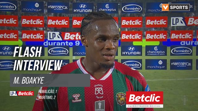 I Liga (#2) | Famalicão 1-2 Marítimo: Flash Interview M. Boakye