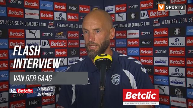 I Liga (#2) | Famalicão 1-2 Marítimo: Flash Interview van der Gaag